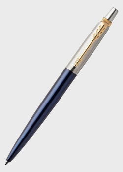 Кулькова ручка Parker Jotter 17 Royal Blue GT BP, фото